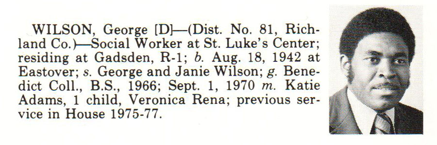 Representative George Wilson biography